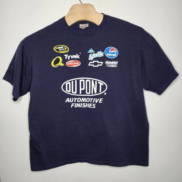 Vintage Jeff Gordon DuPont Men's 2XL‎ T-Shirt Blue Chase Authentics NASCAR Shirt - Picture 2 of 6